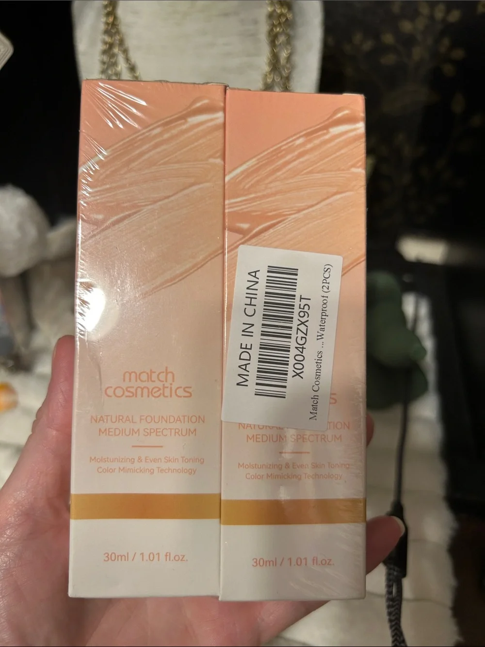 Match Cosmetics Natural Foundation - Medium Peach